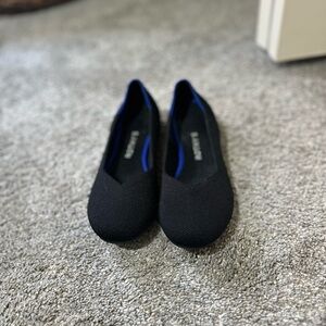 Black and Blue Flats
